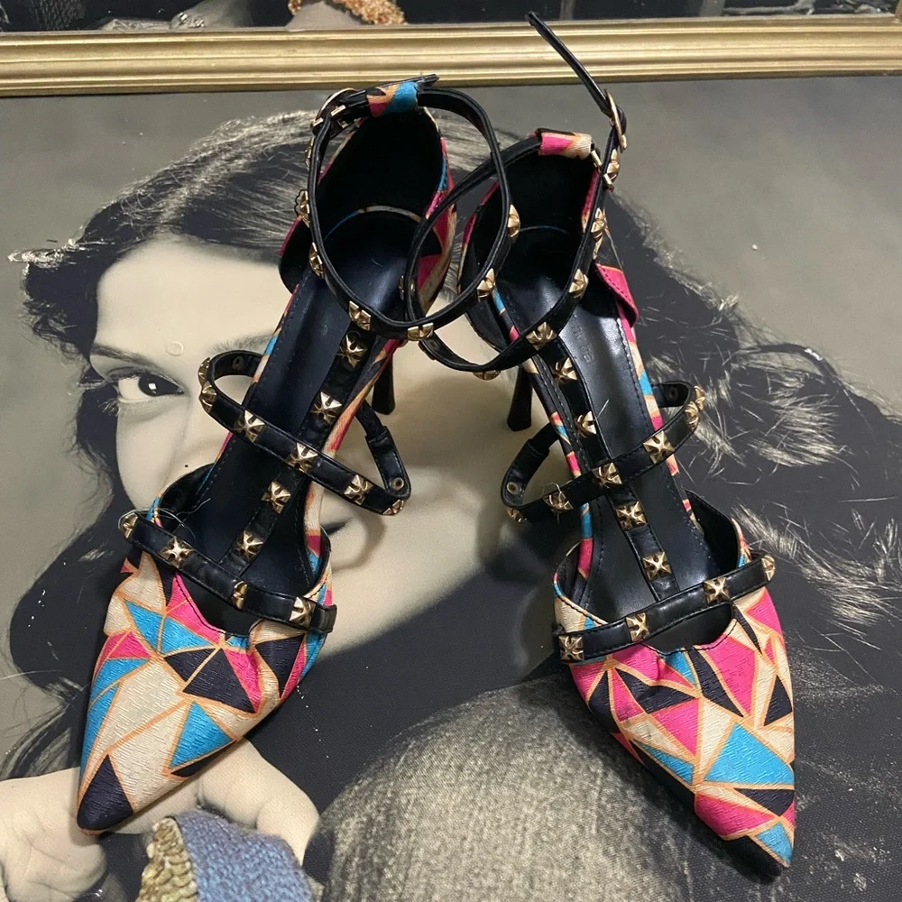 Heels . Size - 245. EUR-39 - Picture 3 of 14